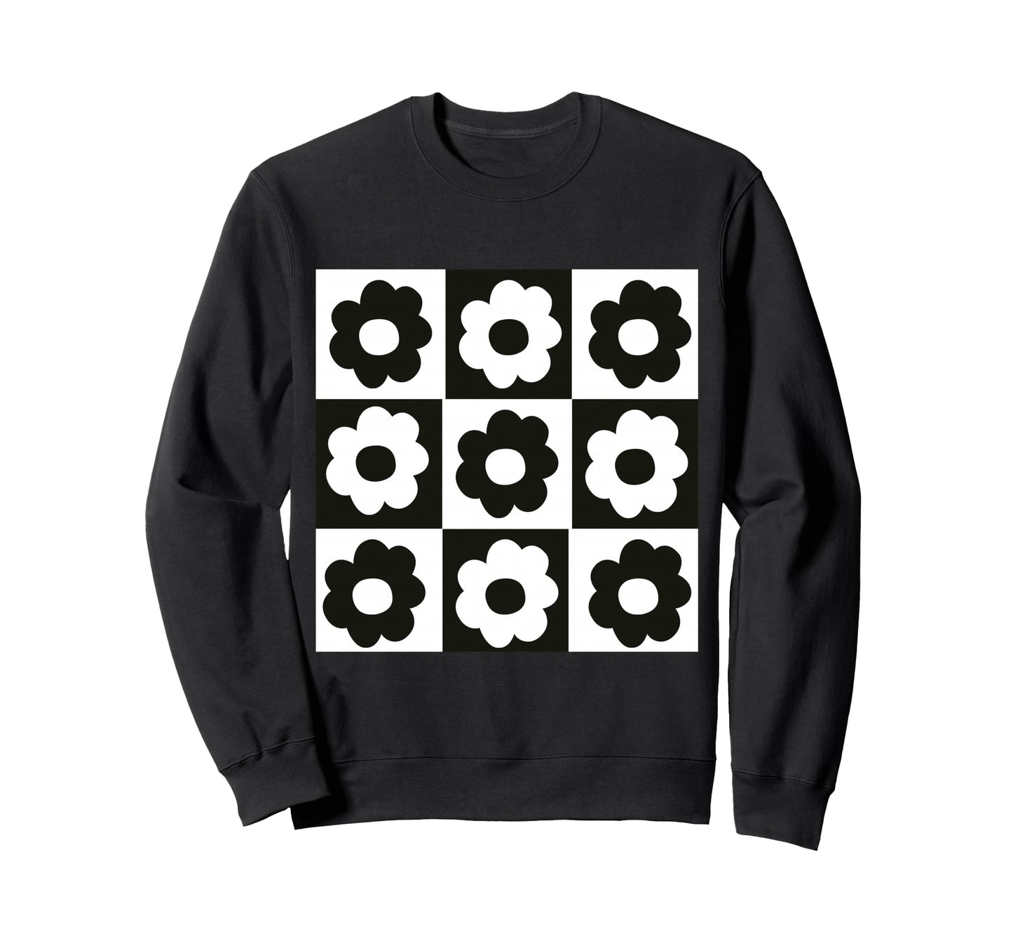 Y2K Flower Power 70Ish Vibes Peace Sweatshirt - Fun Novelty Design Unisex - T-Shirt, Sweatshirt, Hoodie
