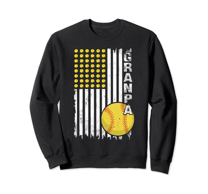Baseball Grandpa Grandfather Gramps Sweatshirt - Streetwear Style Unisex - T-Shirt, Sweatshirt, Hoodie