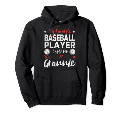 My Favorite Baseball Player Calls Me Hoodie - Streetwear Style Men Women - T-Shirt, Sweatshirt, Hoodie