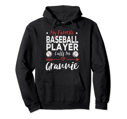My Favorite Baseball Player Calls Me Hoodie - Streetwear Style Men Women - T-Shirt, Sweatshirt, Hoodie