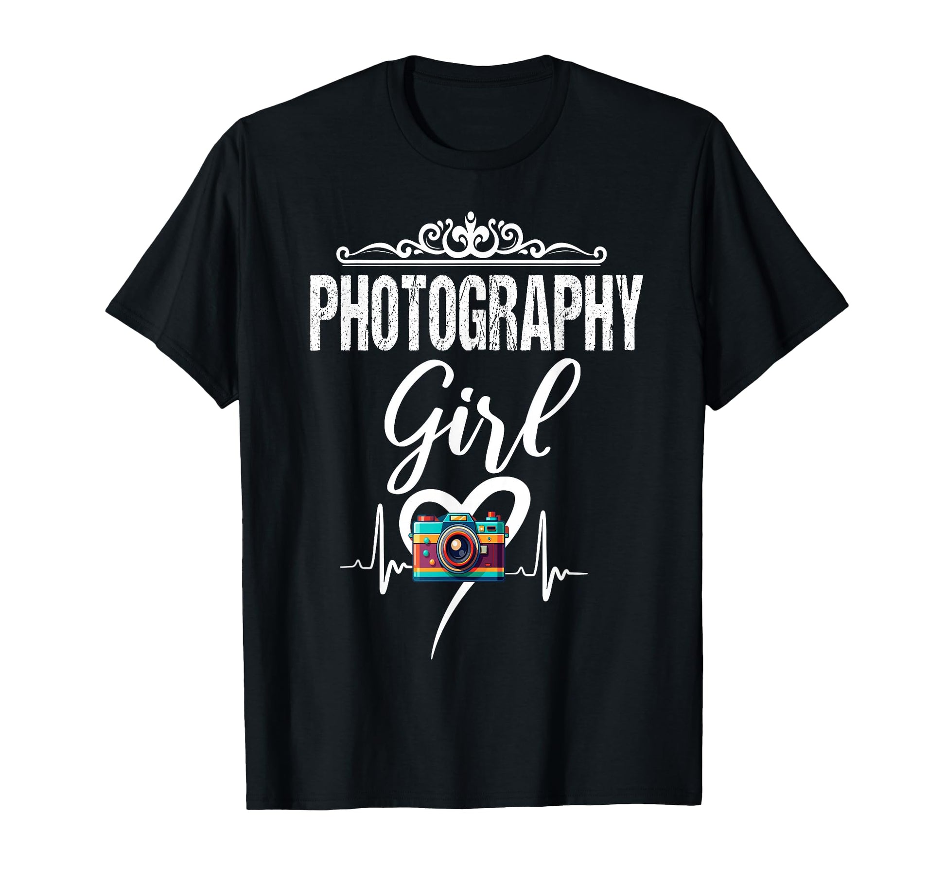 Womens Funny Photographer Camera T-Shirt - Casual Everyday Wear for Adults - T-Shirt, Sweatshirt, Hoodie