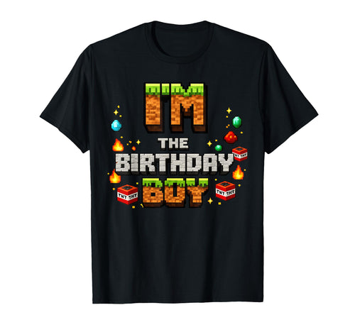 Im Birthday Video Gamer Pixel Number T-Shirt - Trendy Graphic Unisex - T-Shirt, Sweatshirt, Hoodie