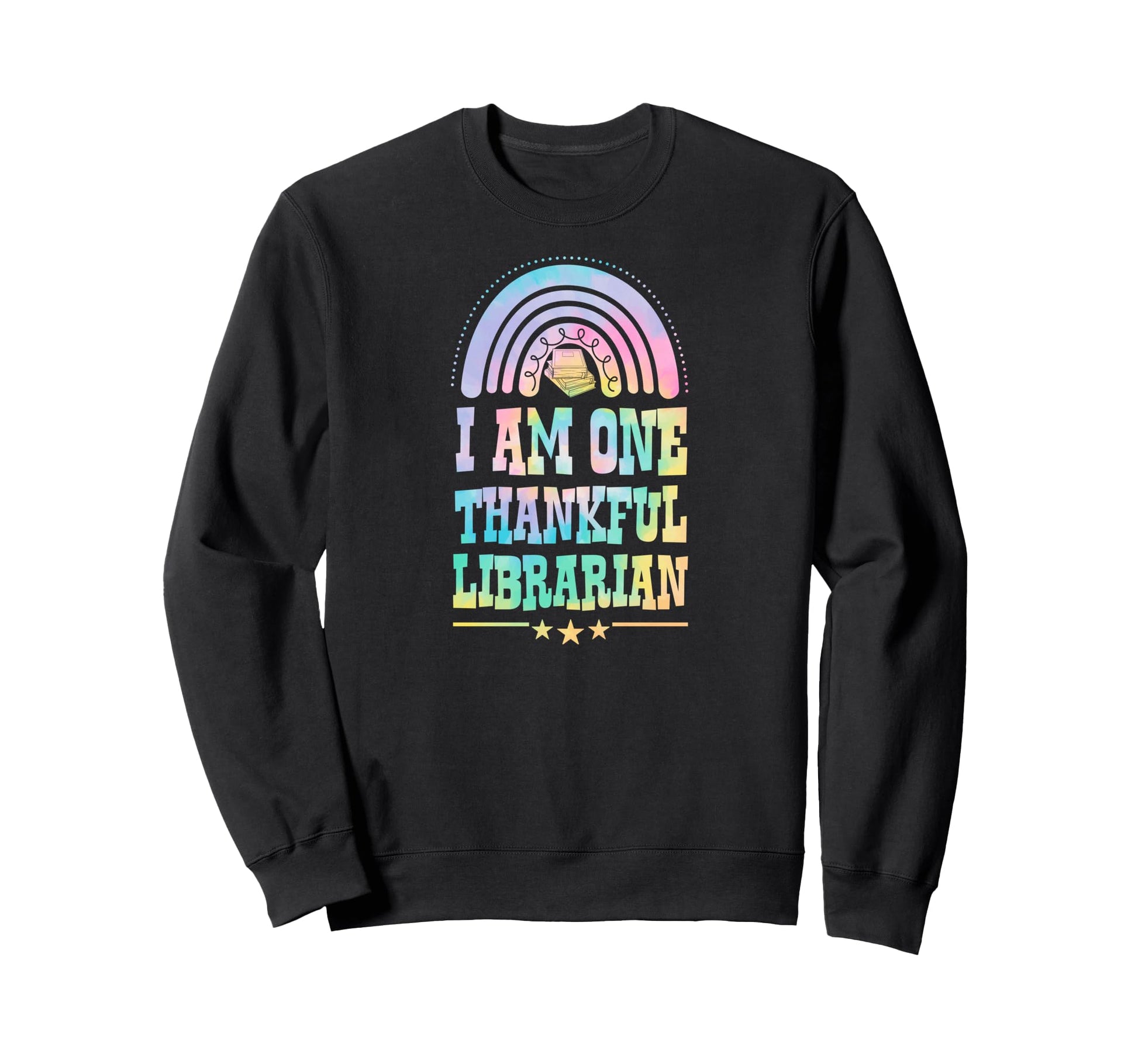 I Am One Thankful Librarian Sweatshirt - Minimalist Print Men Women - T-Shirt, Sweatshirt, Hoodie