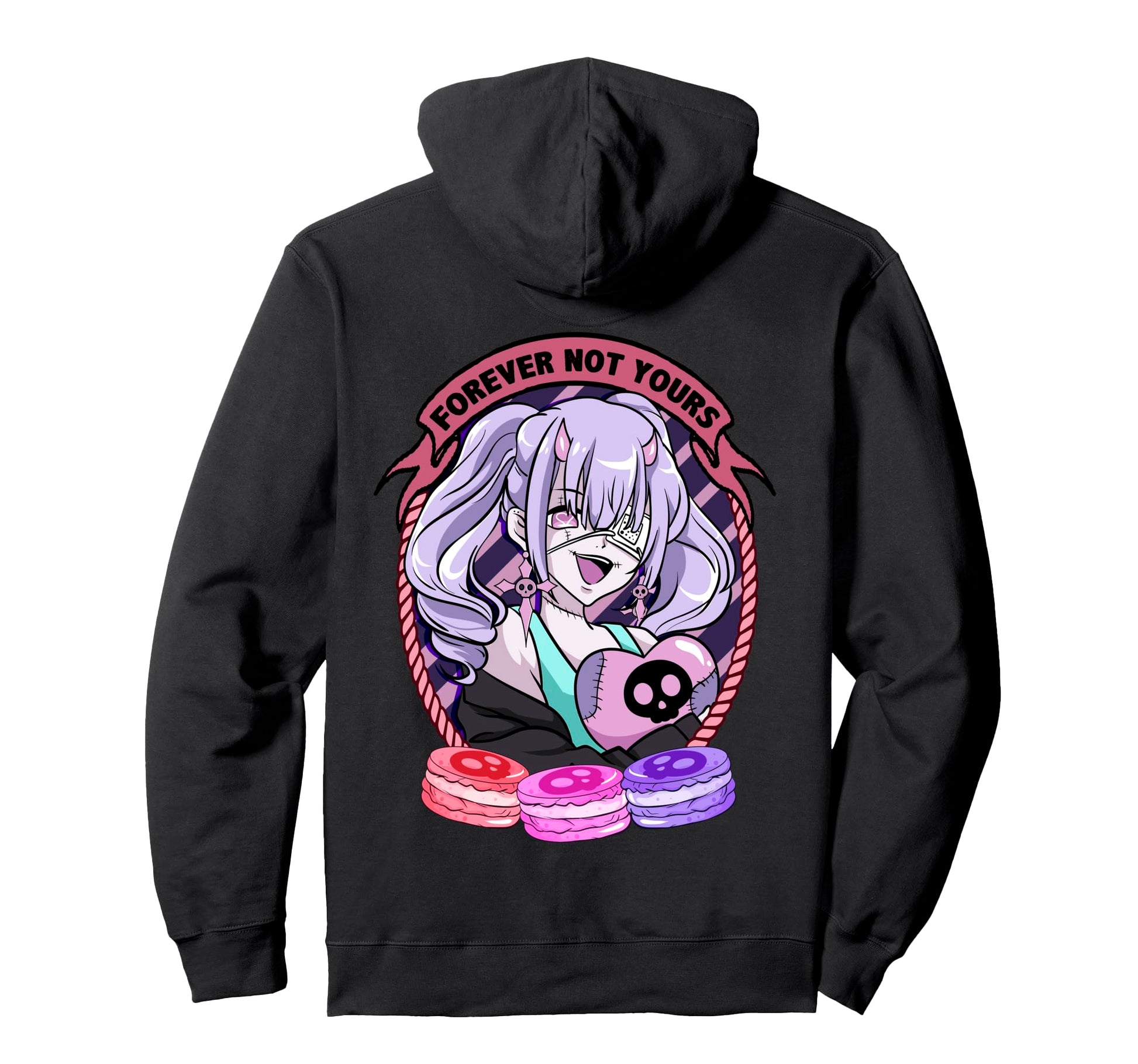 Kawaii Pastel Goth Witchcraft Anime Hoodie - Casual Everyday Wear Men Women - T-Shirt, Sweatshirt, Hoodie