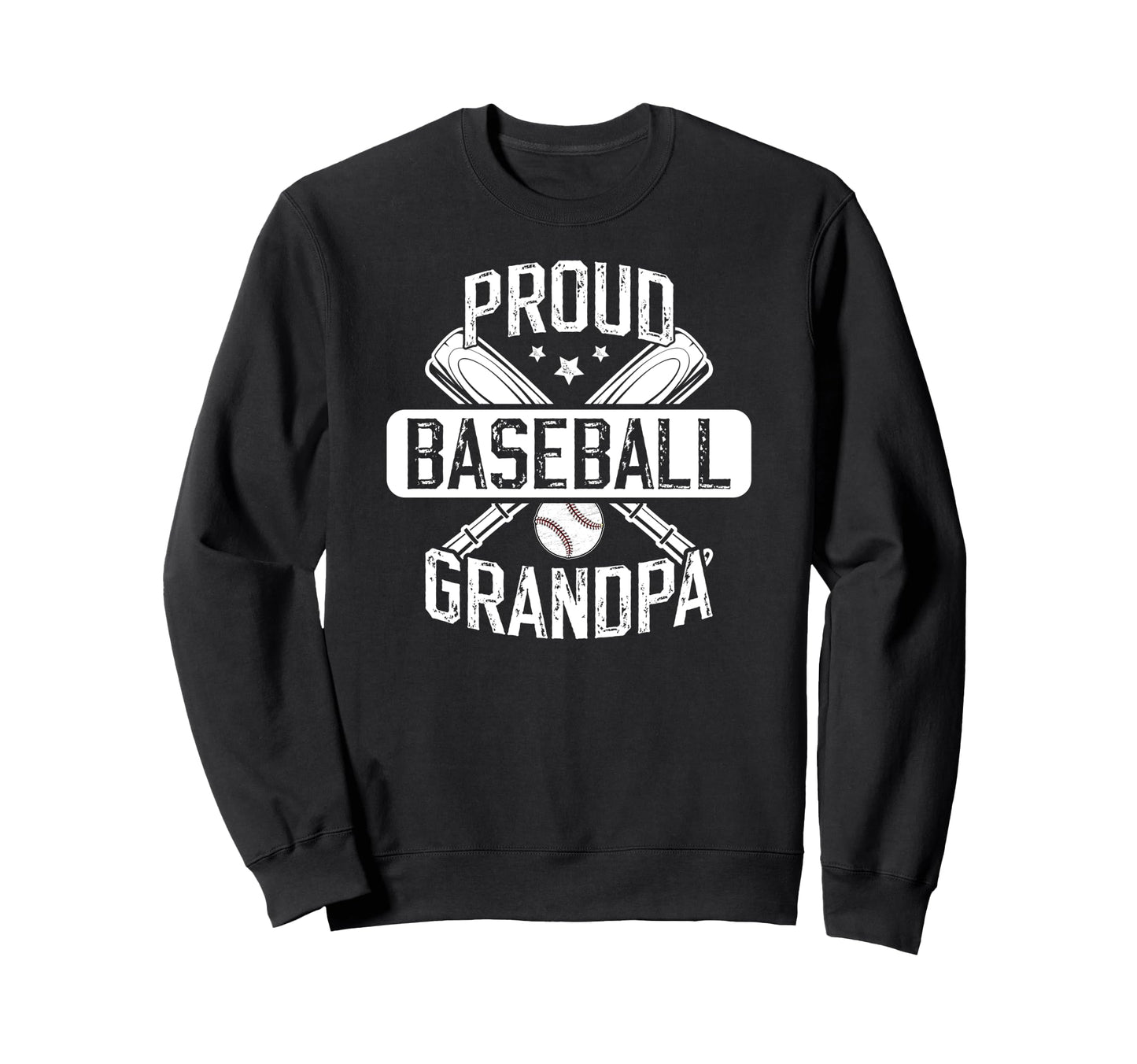 Proud Baseball Grandpa Baseball Sweatshirt - Novelty Apparel for Adults - T-Shirt, Sweatshirt, Hoodie