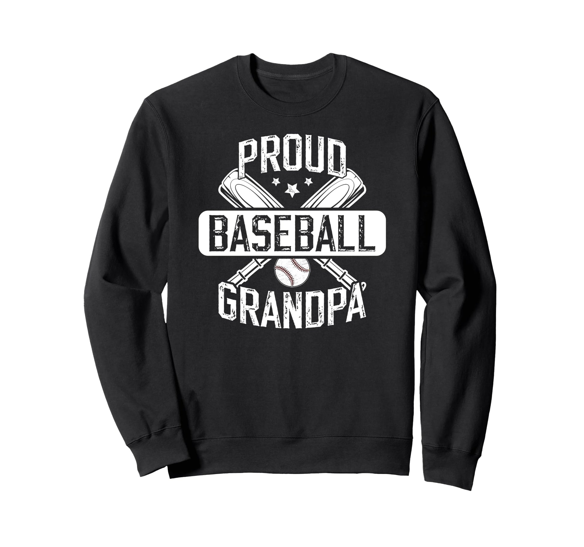 Proud Baseball Grandpa Baseball Sweatshirt - Novelty Apparel for Adults - T-Shirt, Sweatshirt, Hoodie