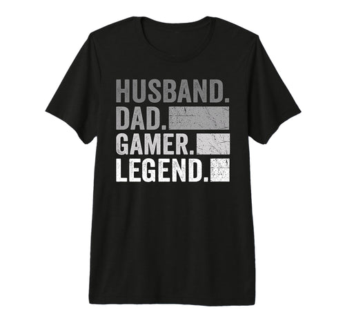 Husband Dad Gamer Legend Fathers Day T-Shirt - Aesthetic Graphic Unisex - T-Shirt, Sweatshirt, Hoodie
