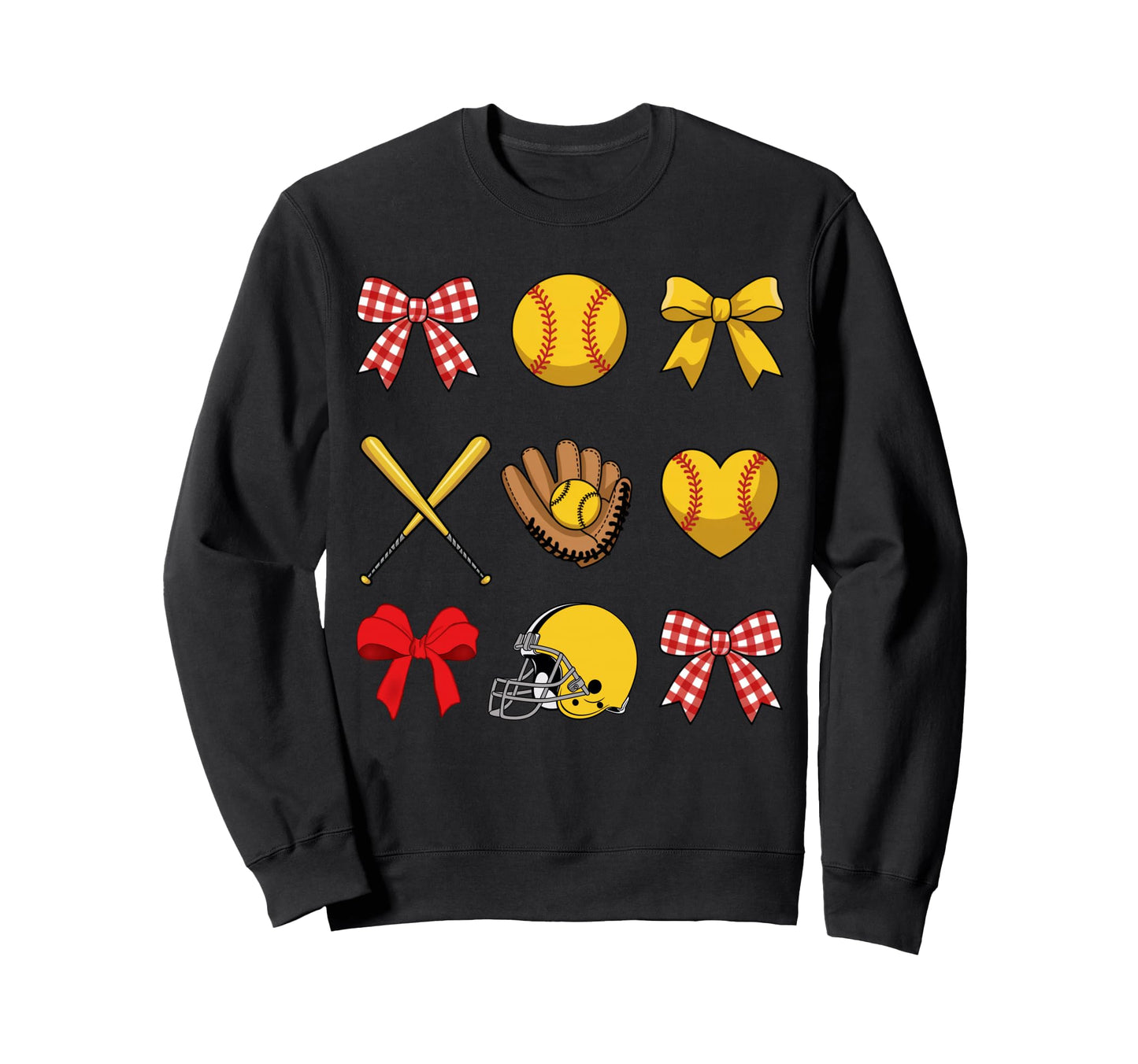 Softball Coquette Bow Softball Mom Sweatshirt - Aesthetic Graphic Unisex - T-Shirt, Sweatshirt, Hoodie
