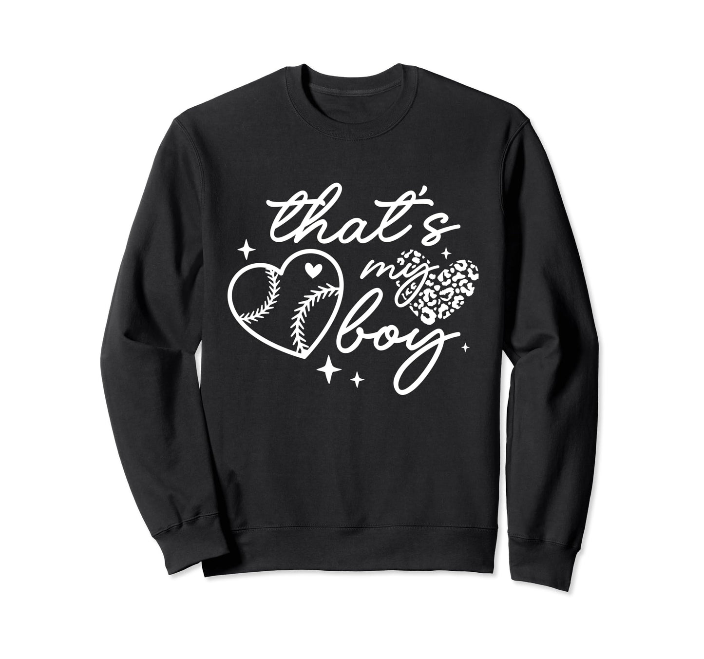 Thats My Funny Baseball Proud Parent Sweatshirt - Graphic Print for Adults - T-Shirt, Sweatshirt, Hoodie