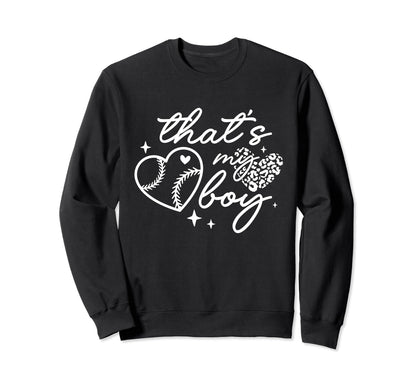 Thats My Funny Baseball Proud Parent Sweatshirt - Graphic Print for Adults - T-Shirt, Sweatshirt, Hoodie