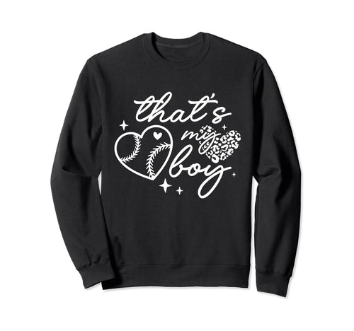 Thats My Funny Baseball Proud Parent Sweatshirt - Graphic Print for Adults - T-Shirt, Sweatshirt, Hoodie