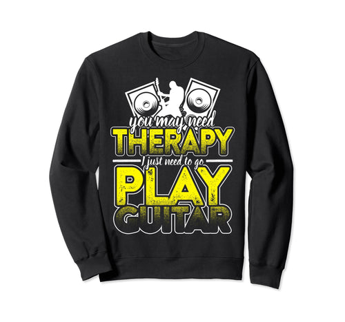 Guitar Vibes Rock And Roll Sweatshirt - Casual Everyday Wear Men Women - T-Shirt, Sweatshirt, Hoodie