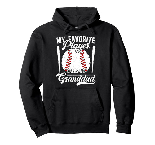 My Favorite Baseball Player Granddad Hoodie - Trendy Graphic for Adults - T-Shirt, Sweatshirt, Hoodie