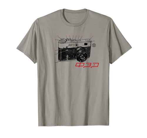 Fed Rangefinder Ussr Soviet T-Shirt - Novelty Apparel for Adults - T-Shirt, Sweatshirt, Hoodie