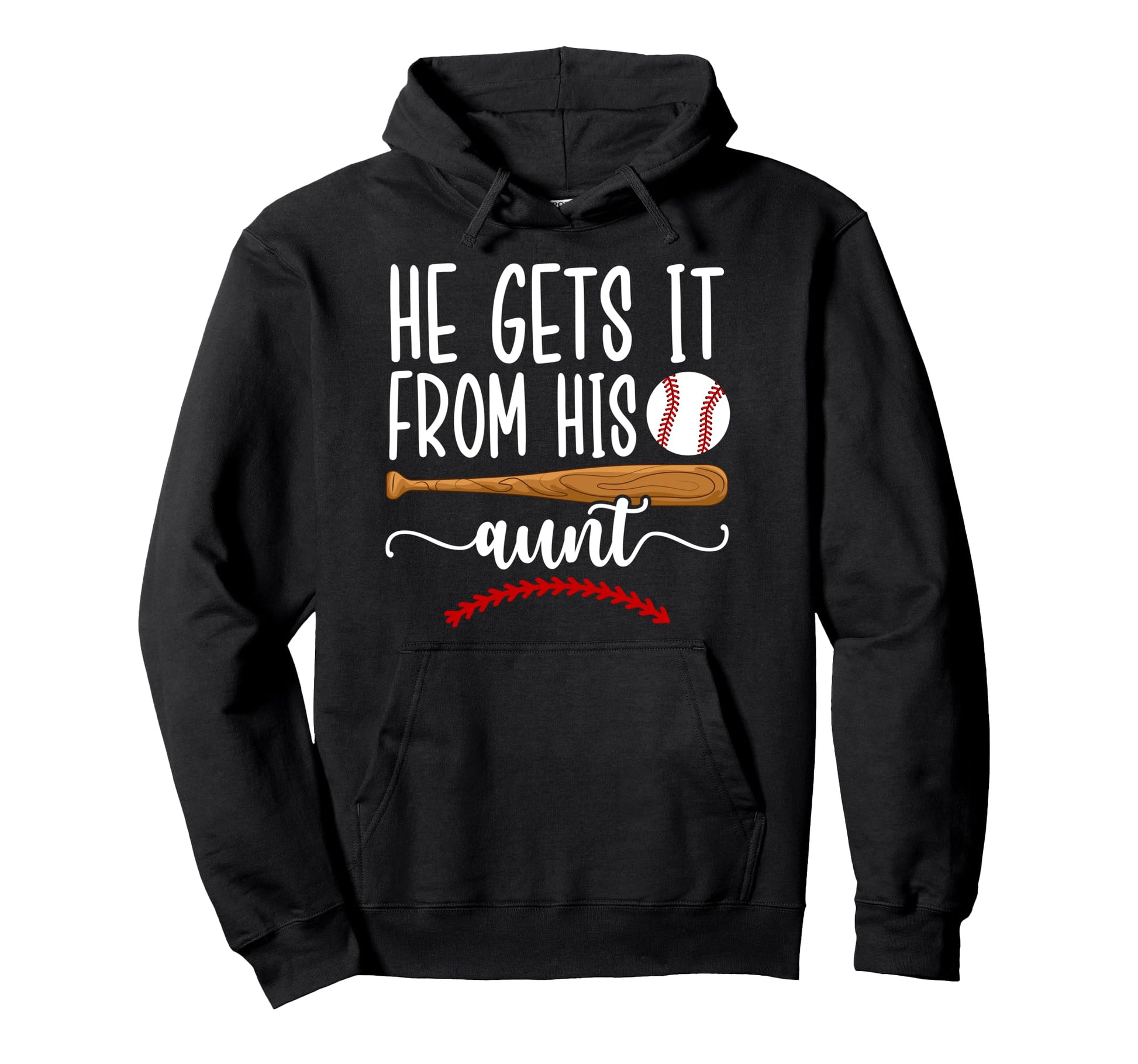Proud Baseball Aunt Baseball Player Aunt Hoodie - Custom Art Print Unisex - T-Shirt, Sweatshirt, Hoodie