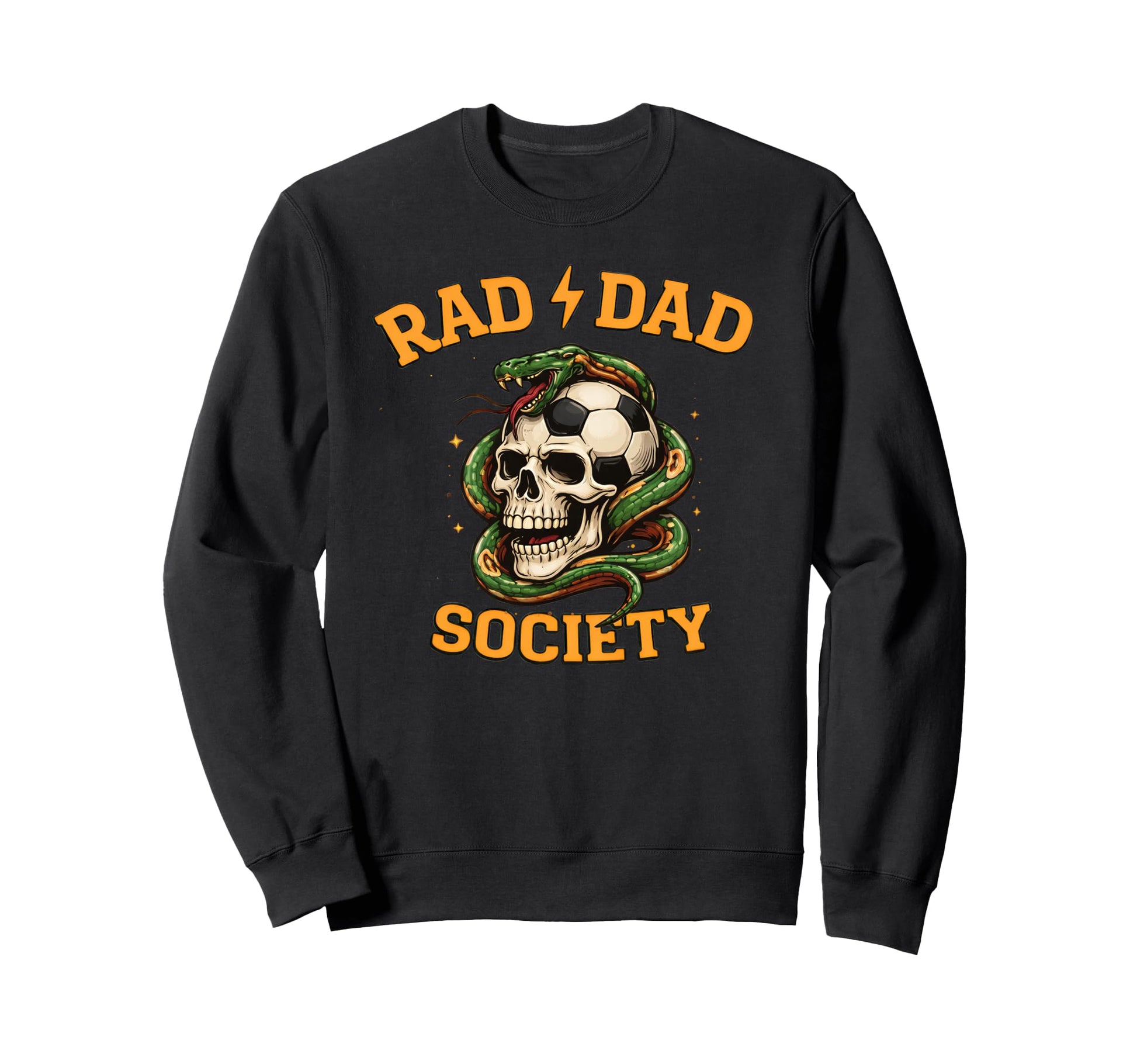 Soccer Father Rad Dad Society Gameday Sweatshirt - Minimalist Print Unisex - T-Shirt, Sweatshirt, Hoodie