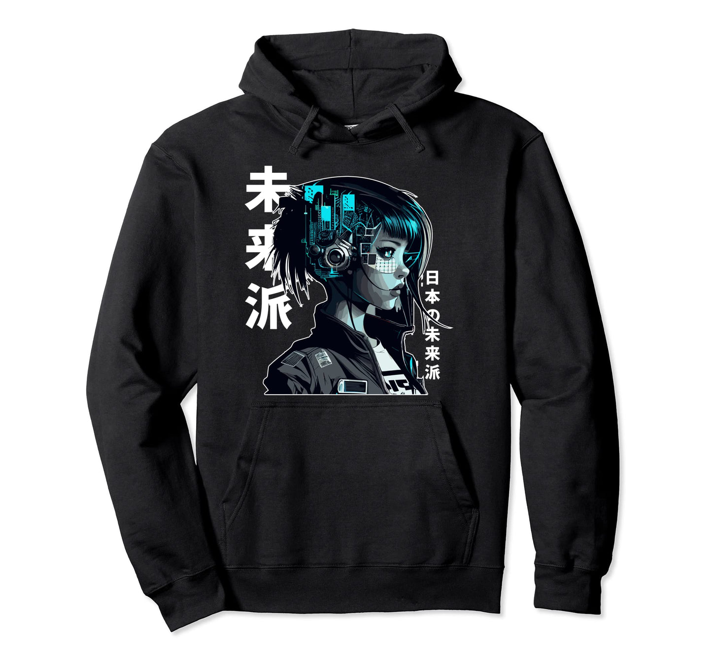 Japanese Anime Urban Cyber Vaporwave Hoodie - Unique Graphic Men Women - T-Shirt, Sweatshirt, Hoodie