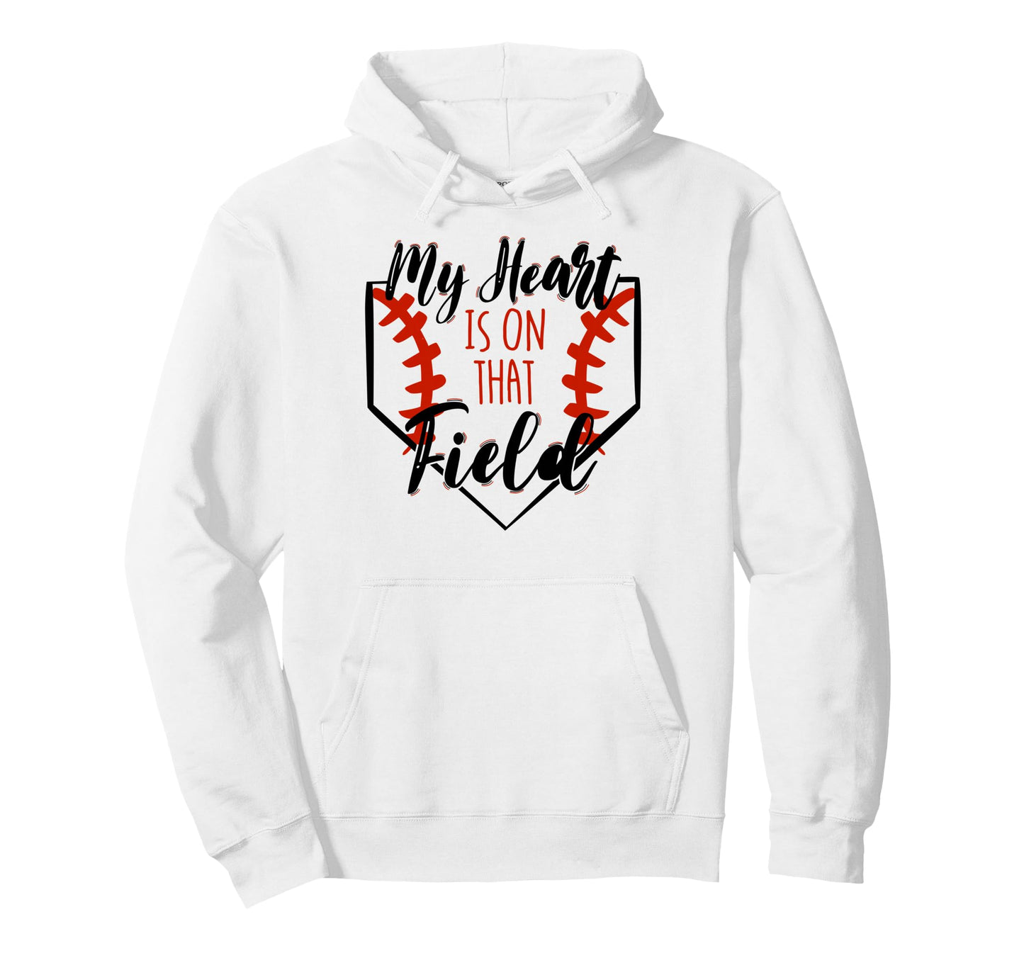My Heart Is Baseball Field Mother Hoodie - Aesthetic Graphic Men Women - T-Shirt, Sweatshirt, Hoodie
