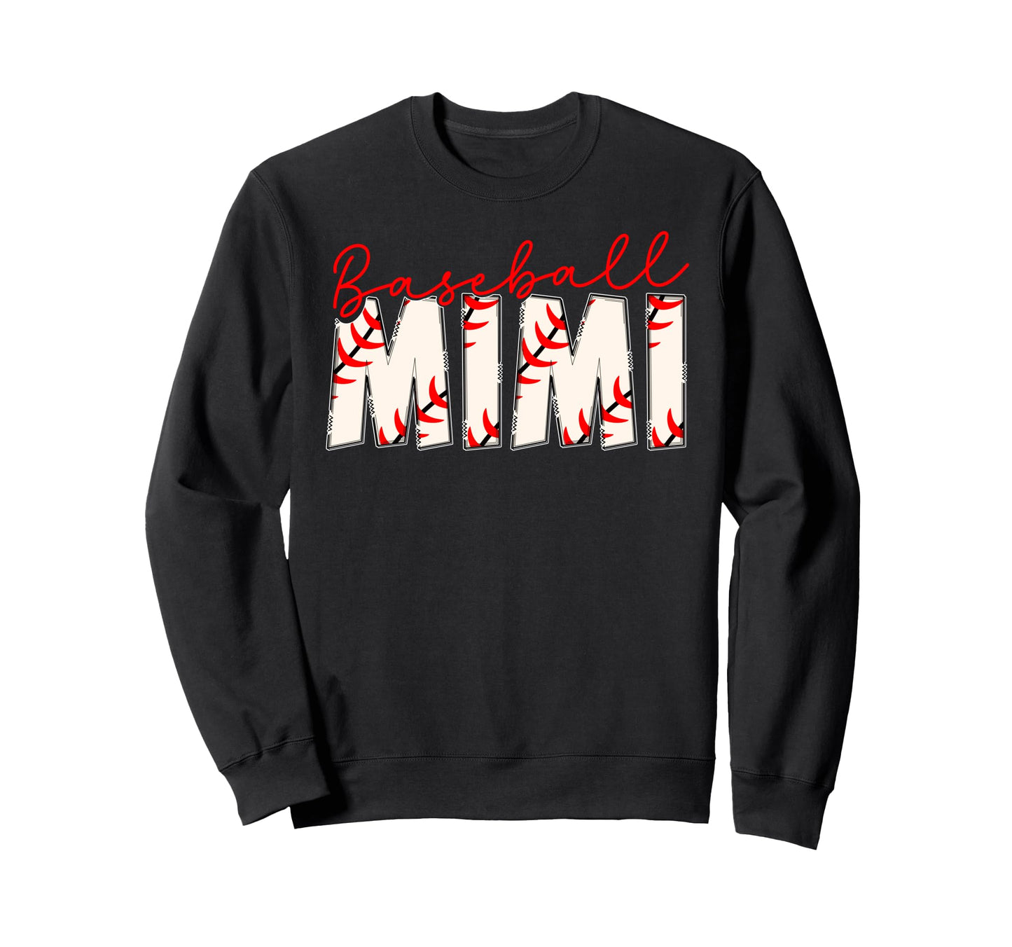 Baseball Mimi Grandma Baseball Sweatshirt - Trendy Graphic Men Women - T-Shirt, Sweatshirt, Hoodie