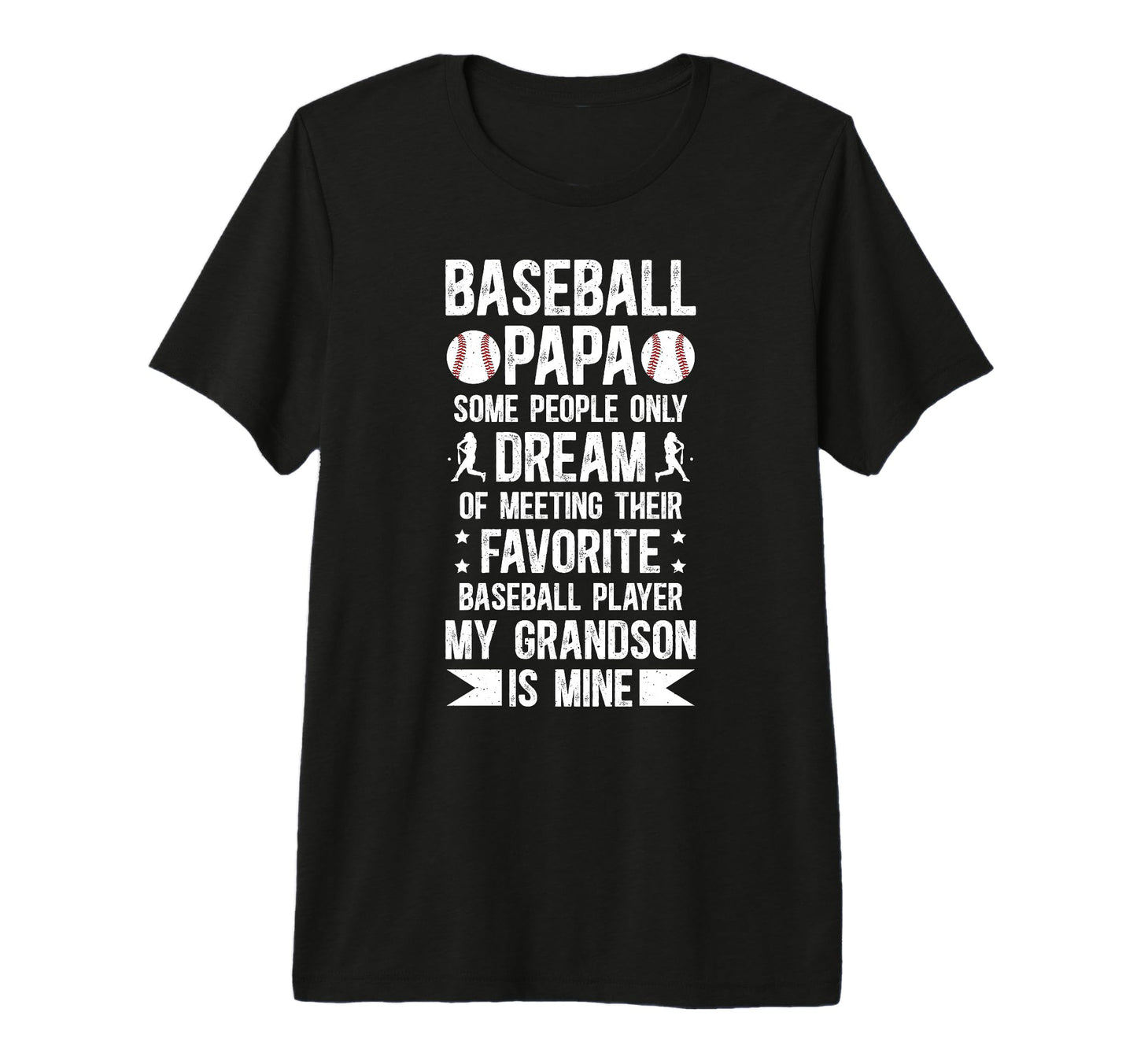 Mens Favorite Baseball Player Papa T-Shirt - Streetwear Style for Adults - T-Shirt, Sweatshirt, Hoodie