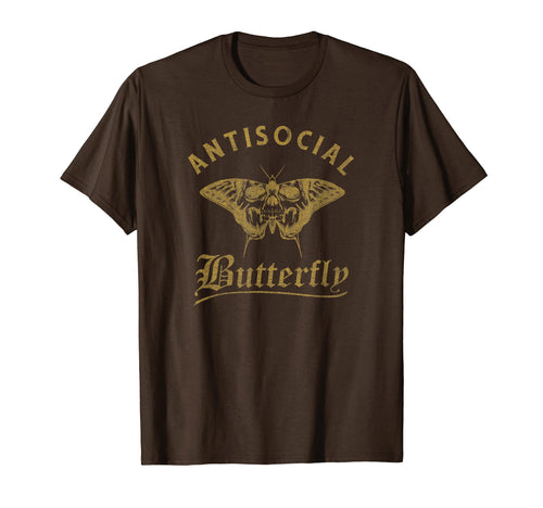 Antisocial Butterfly Grunge Fairycore T-Shirt - Streetwear Style Unisex - T-Shirt, Sweatshirt, Hoodie
