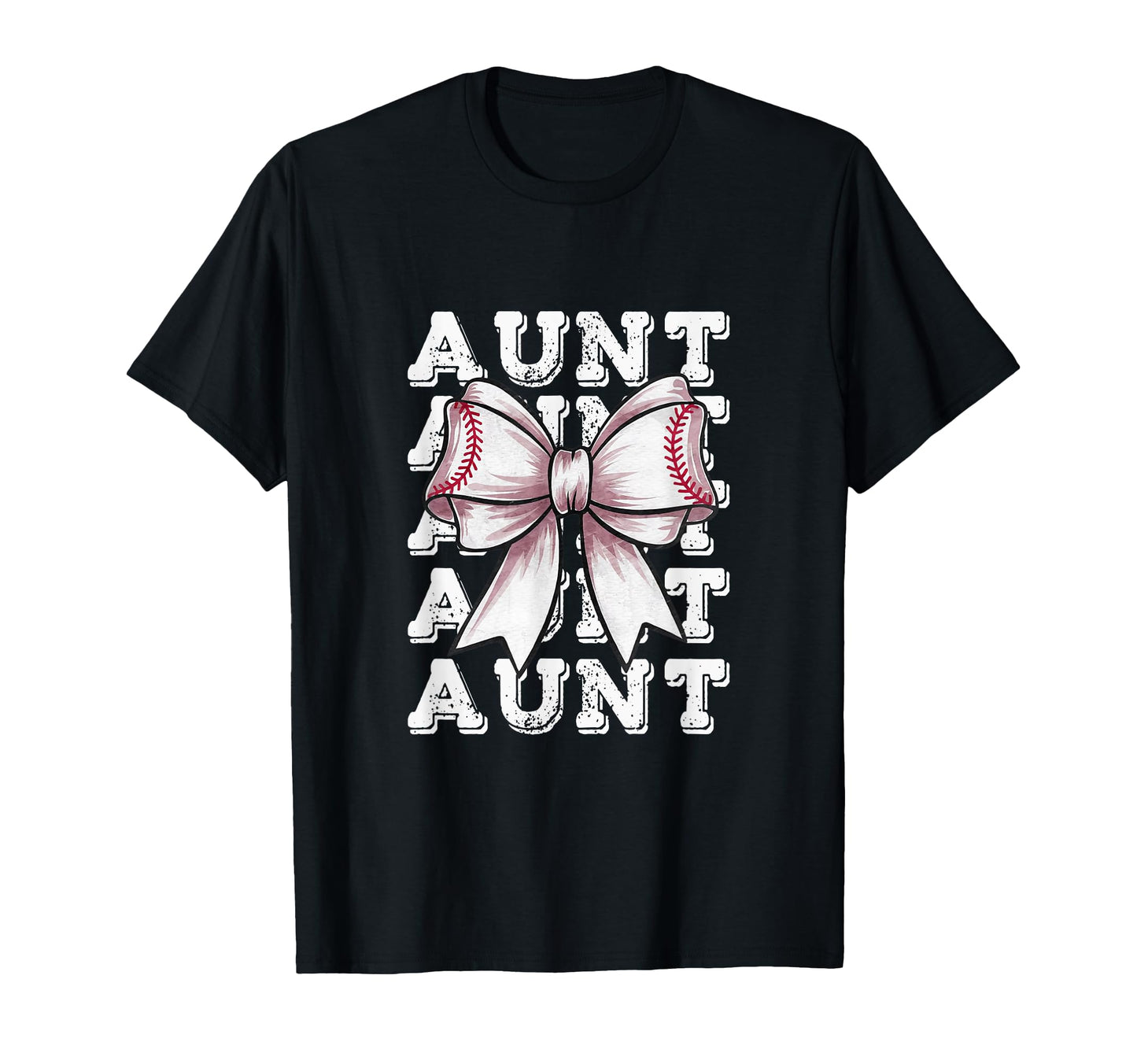 Coquette Baseball Aunt Matching Family T-Shirt - Fun Novelty Design Unisex - T-Shirt, Sweatshirt, Hoodie