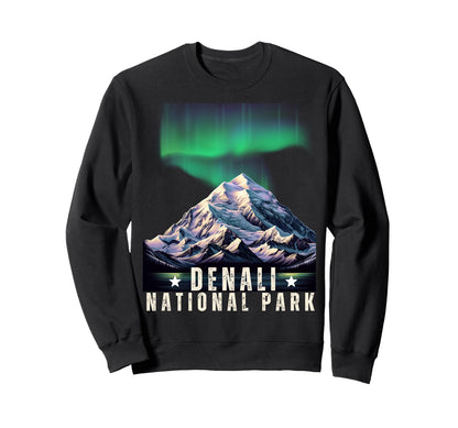 Denali National Park Alaska Denali Sweatshirt - Minimalist Print Unisex - T-Shirt, Sweatshirt, Hoodie