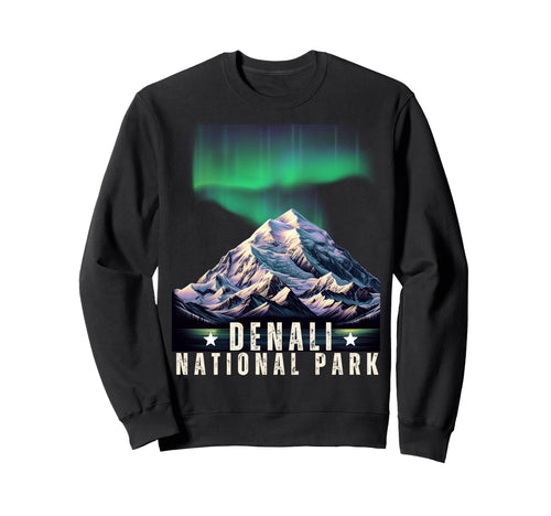 Denali National Park Alaska Denali Sweatshirt - Minimalist Print Unisex - T-Shirt, Sweatshirt, Hoodie