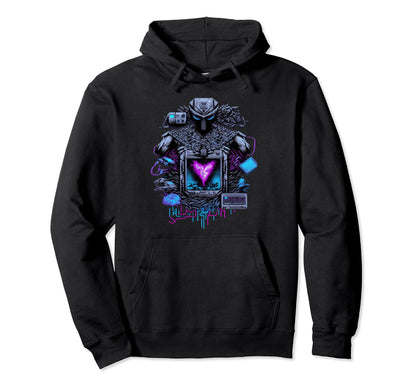 Vaporwave Aesthetic Psychedelic Cybertronic Hoodie - Unique Graphic Unisex - T-Shirt, Sweatshirt, Hoodie