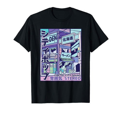 City Pop Aesthetic Vaporwave 80S T-Shirt - Aesthetic Graphic for Adults - T-Shirt, Sweatshirt, Hoodie