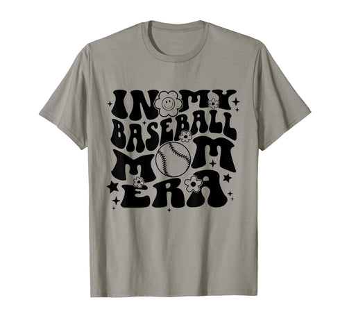 My Baseball Mom Era Groovy Sports Parent T-Shirt - Graphic Print for Adults - T-Shirt, Sweatshirt, Hoodie