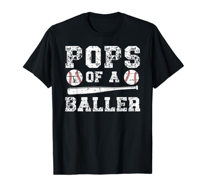 Pops Baller Baseball Pops Baseball T-Shirt - Aesthetic Graphic Unisex - T-Shirt, Sweatshirt, Hoodie