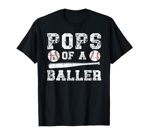 Pops Baller Baseball Pops Baseball T-Shirt - Aesthetic Graphic Unisex - T-Shirt, Sweatshirt, Hoodie