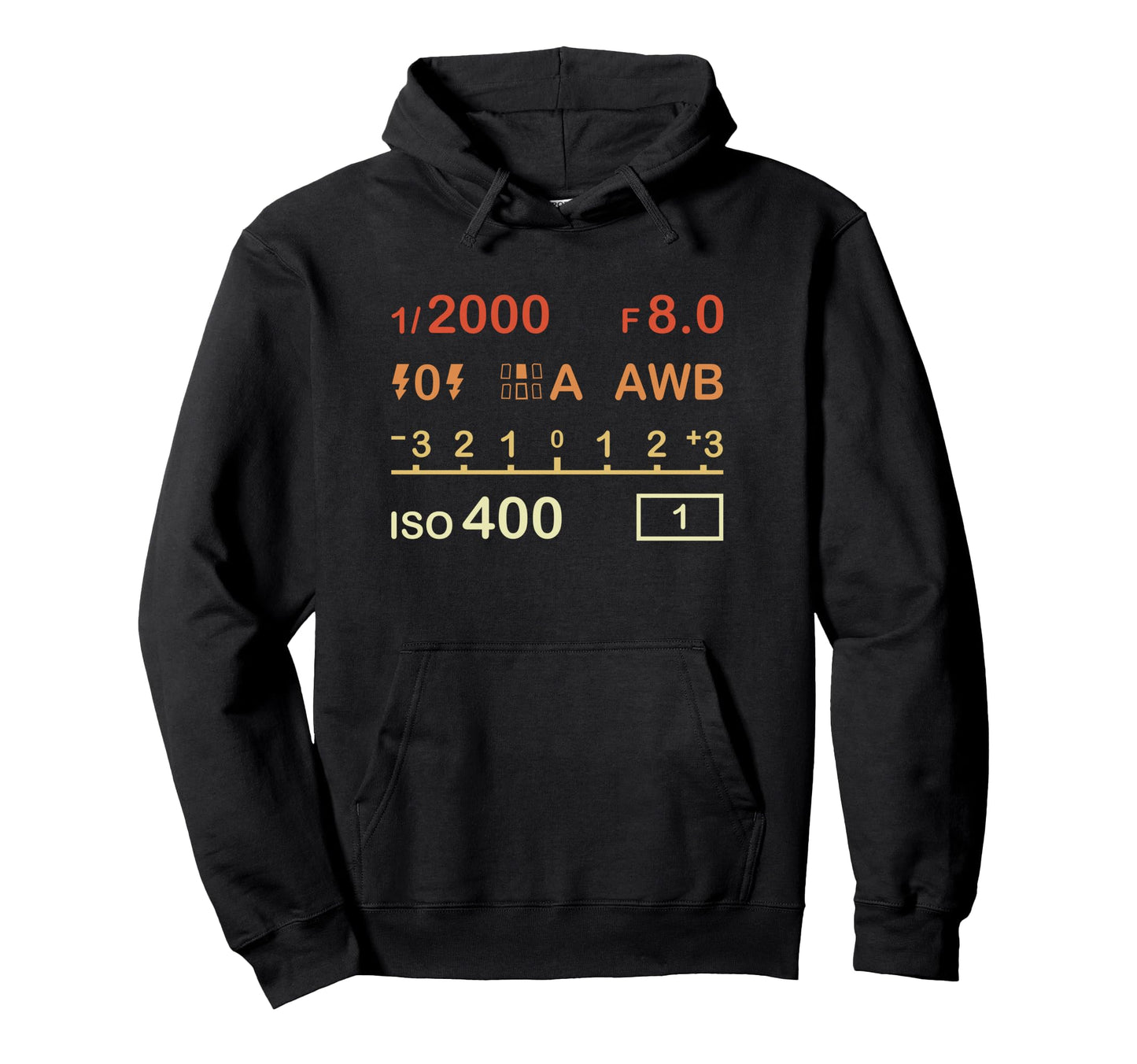 Camera Display Digital Camera Settings Hoodie - Trendy Graphic Men Women - T-Shirt, Sweatshirt, Hoodie