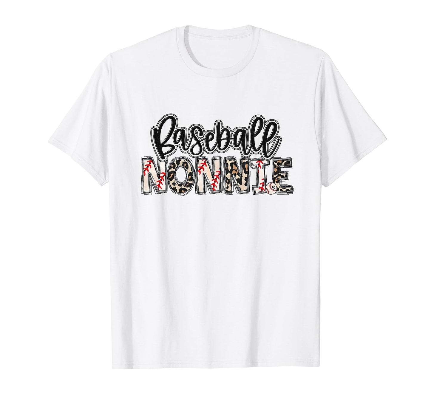 Baseball Nonnie Leopard Proud Family T-Shirt - Graphic Print Men Women - T-Shirt, Sweatshirt, Hoodie