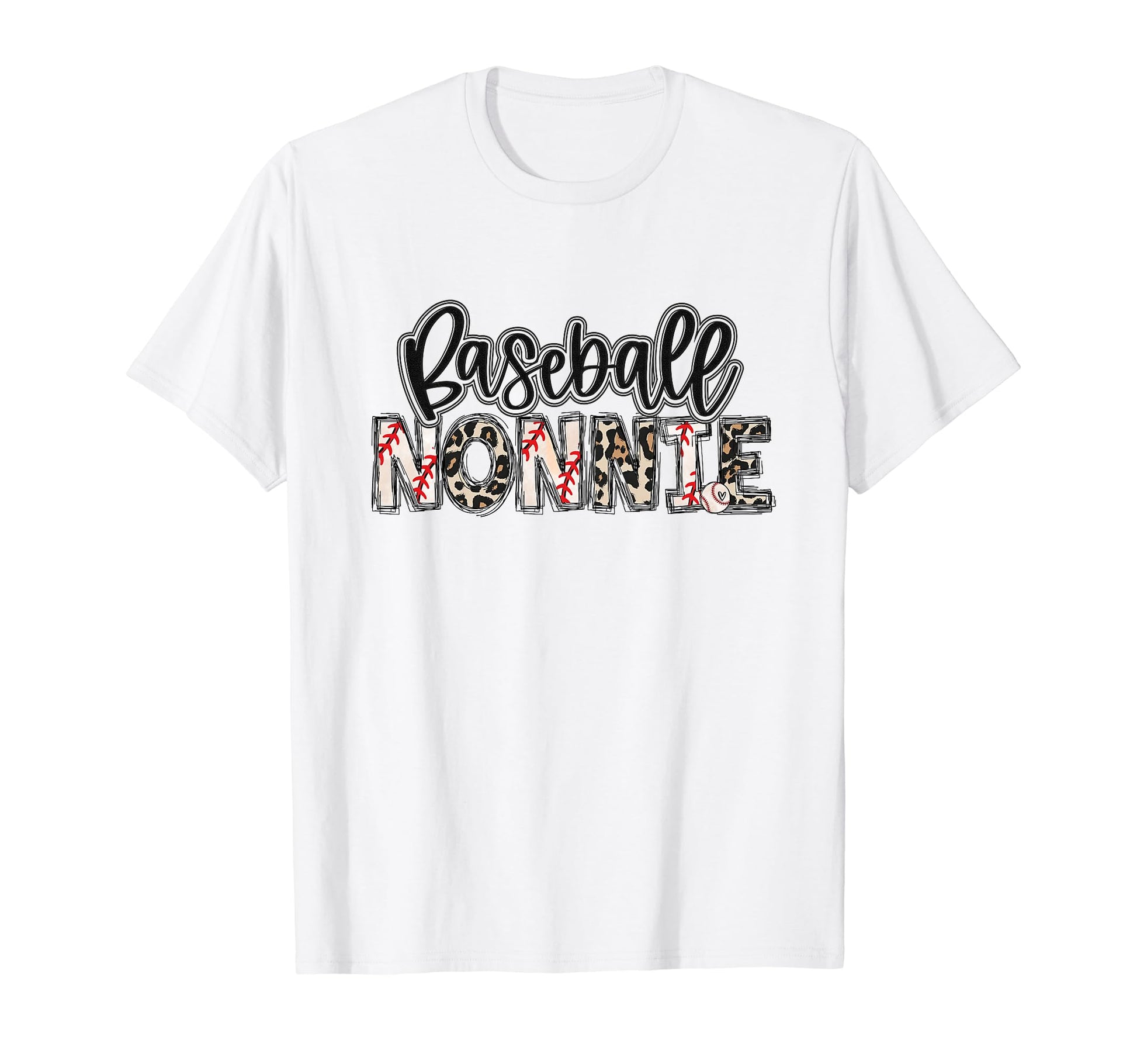 Baseball Nonnie Leopard Proud Family T-Shirt - Graphic Print Men Women - T-Shirt, Sweatshirt, Hoodie
