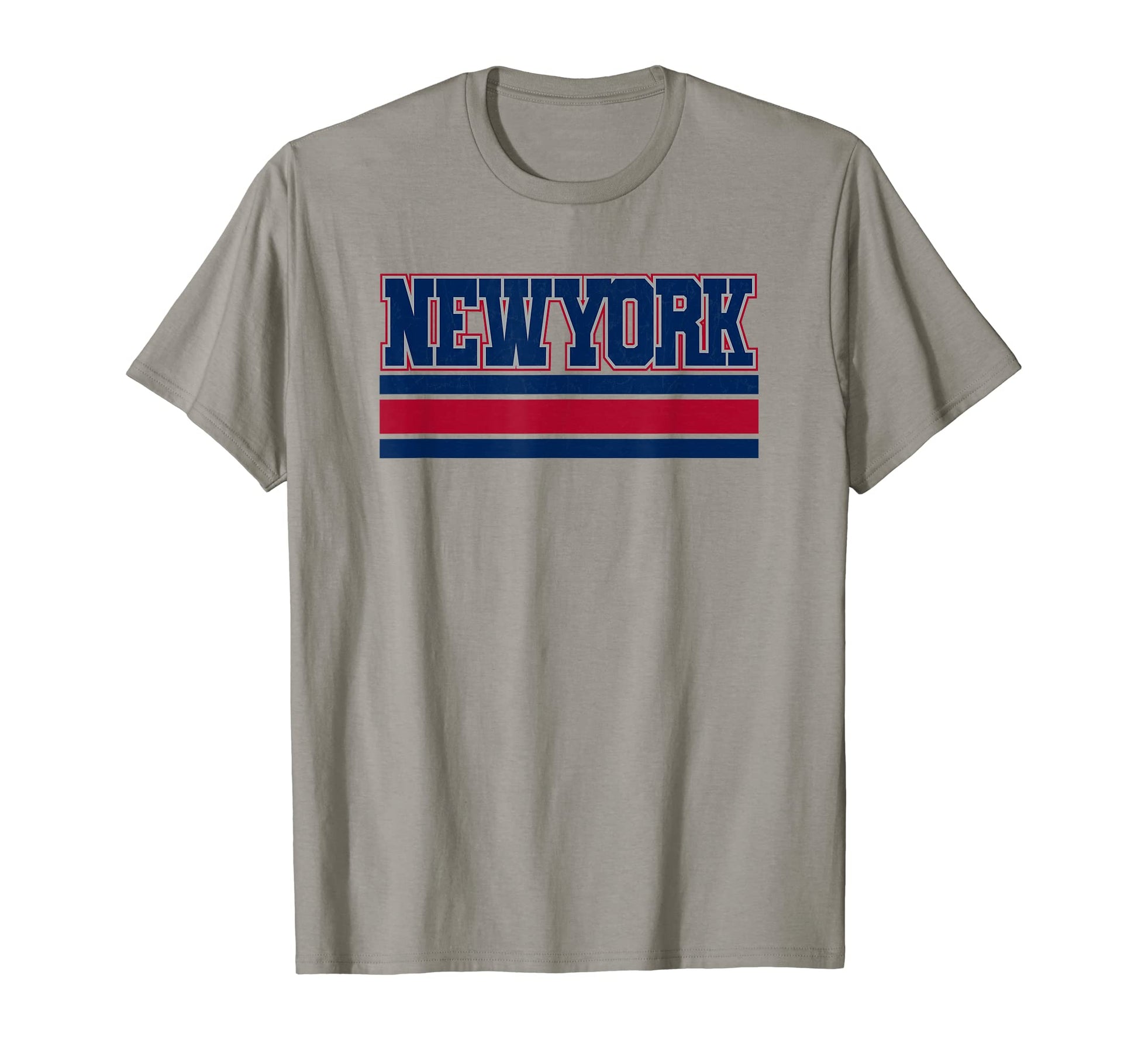 New York Red Navy Blue Ny Stripes T-Shirt - Fun Novelty Design Men Women - T-Shirt, Sweatshirt, Hoodie