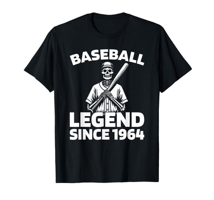 Born 1964 Baseball Team Sport Player T-Shirt - Novelty Apparel Unisex - T-Shirt, Sweatshirt, Hoodie