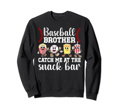 Baseball Brother Snack Bar Brother Sweatshirt - Custom Art Print Men Women - T-Shirt, Sweatshirt, Hoodie