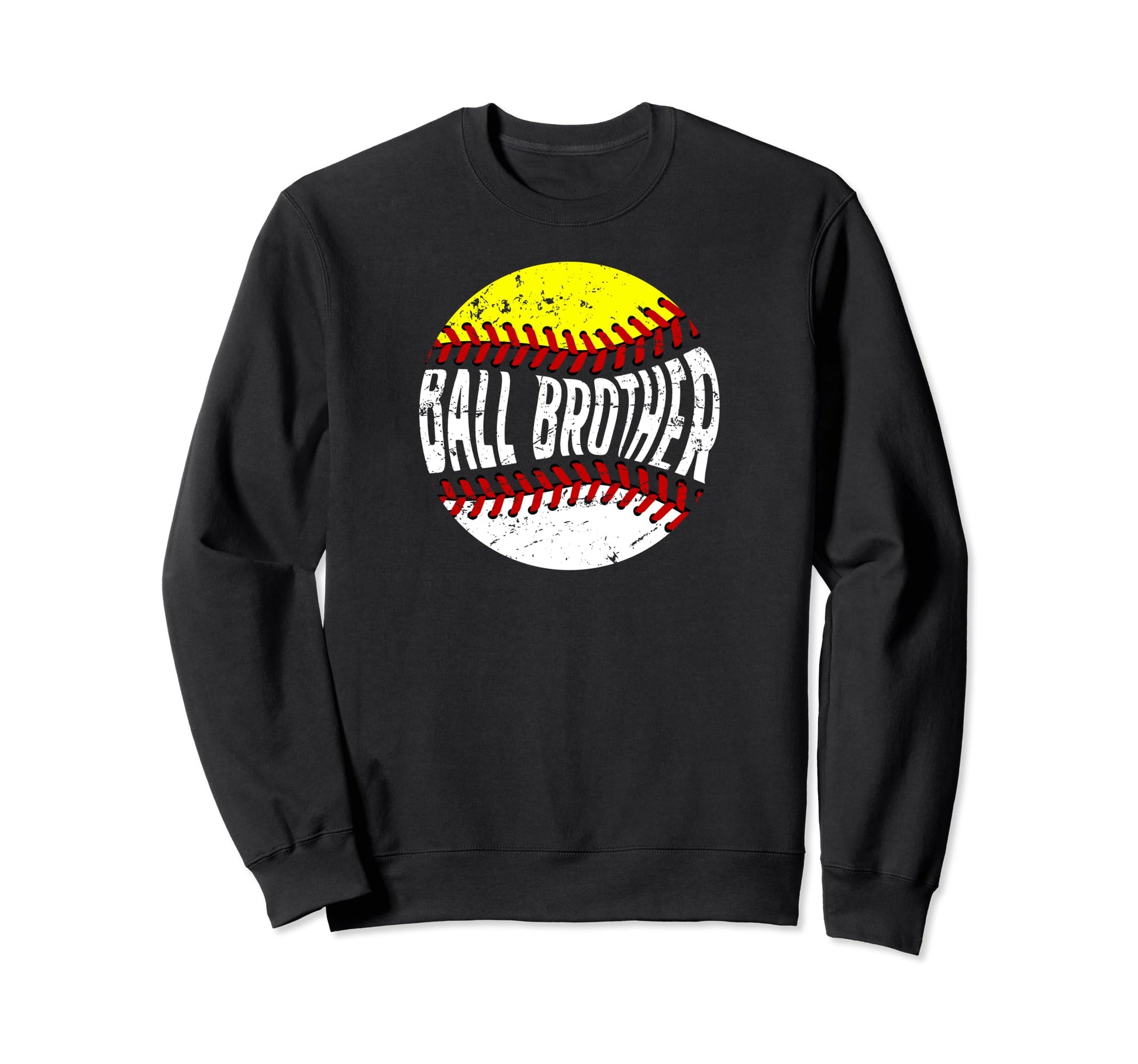 Ball Brother Groovy Baseball Sweatshirt - Novelty Apparel Men Women - T-Shirt, Sweatshirt, Hoodie
