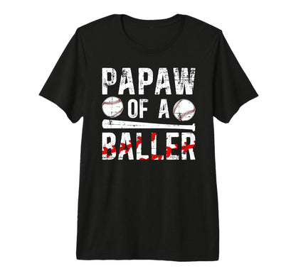 Mens Papaw Baller Baseball Papaw T-Shirt - Novelty Apparel Men Women - T-Shirt, Sweatshirt, Hoodie