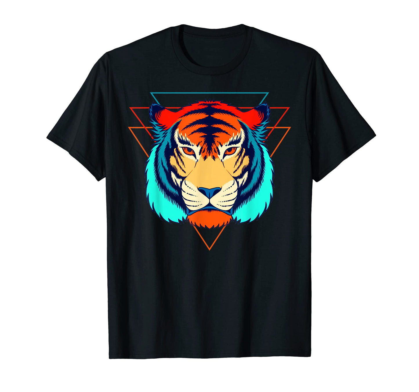 Tiger Vaporwave Retrowave Aesthetic T-Shirt - Aesthetic Graphic for Adults - T-Shirt, Sweatshirt, Hoodie