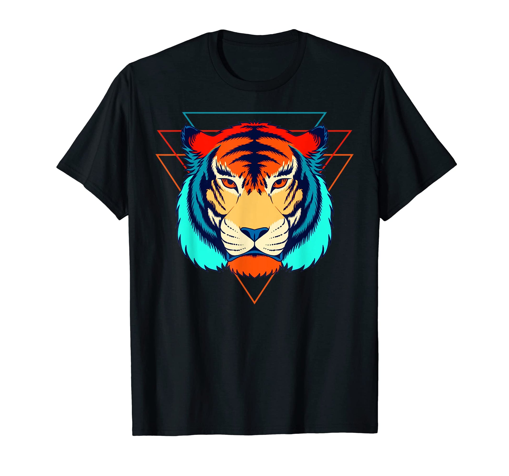 Tiger Vaporwave Retrowave Aesthetic T-Shirt - Aesthetic Graphic for Adults - T-Shirt, Sweatshirt, Hoodie
