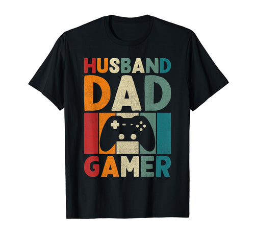 Husband Gamer Dad Funny Video Gaming Dad T-Shirt - Minimalist Print Unisex - T-Shirt, Sweatshirt, Hoodie