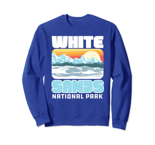White Sand National Park 80S Sweatshirt - Unique Graphic for Adults - T-Shirt, Sweatshirt, Hoodie