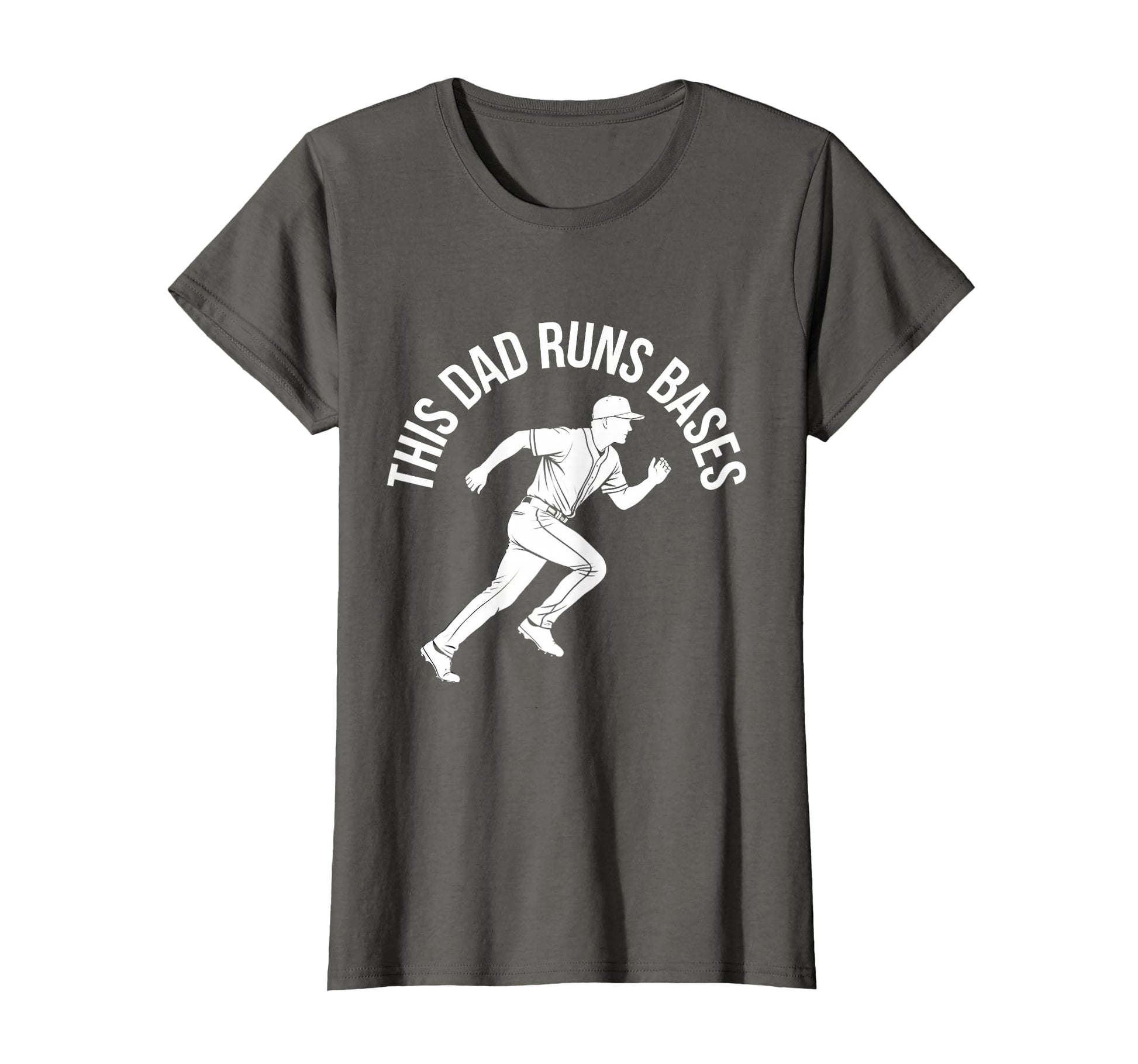 This Dad Runs Bases Baseball Dad T-Shirt - Custom Art Print for Adults - T-Shirt, Sweatshirt, Hoodie
