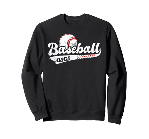 Baseball Gigi Proud Grandma Sweatshirt - Casual Everyday Wear Men Women - T-Shirt, Sweatshirt, Hoodie