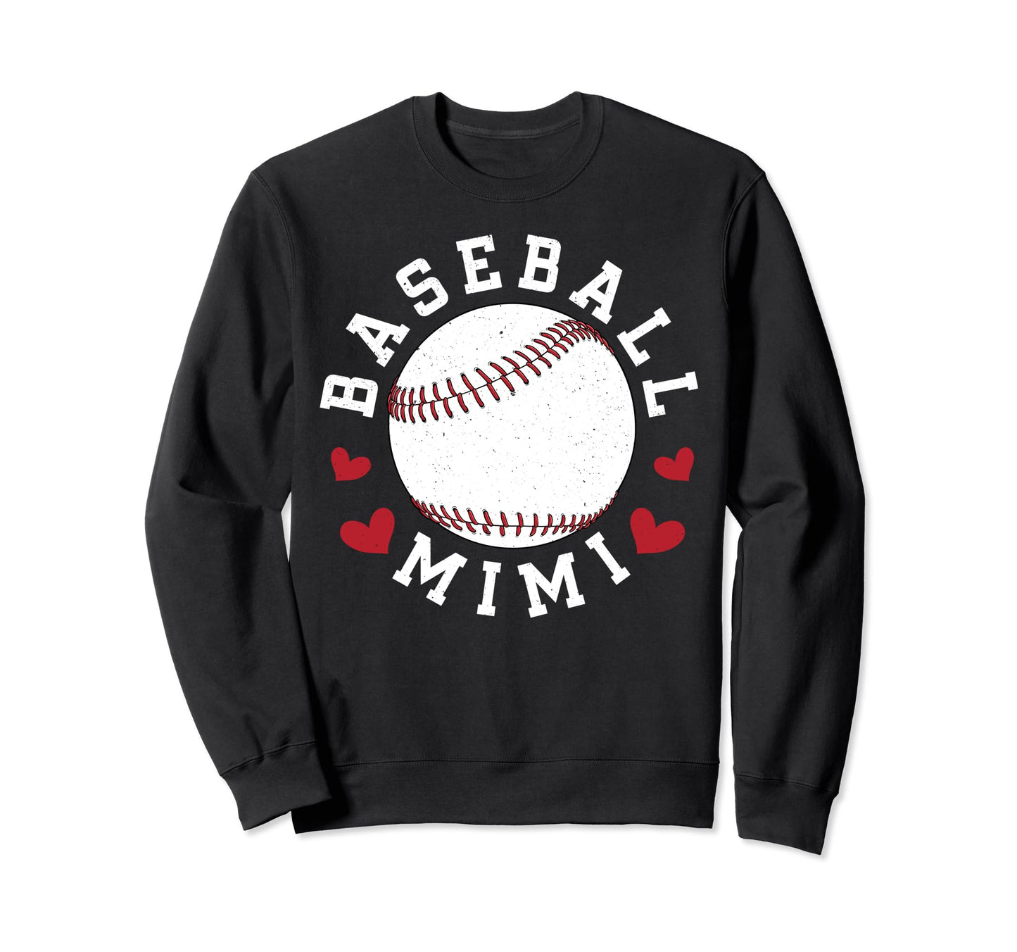 Baseball Mimi Grandma Mimi Baseball Sweatshirt - Graphic Print Men Women - T-Shirt, Sweatshirt, Hoodie