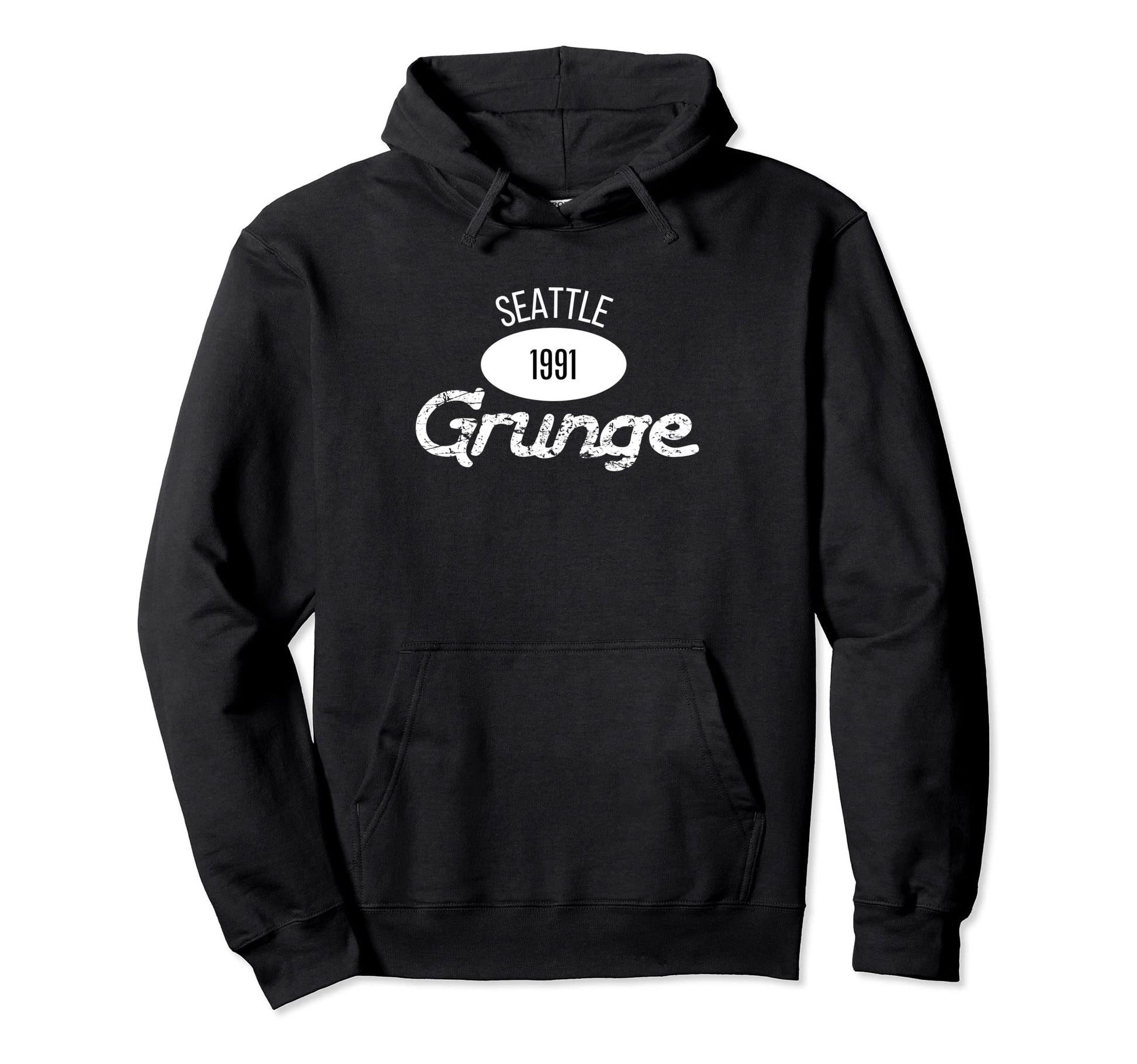 Grunge 1991 Seattle 90S Music Rock Music Hoodie - Streetwear Style Unisex - T-Shirt, Sweatshirt, Hoodie