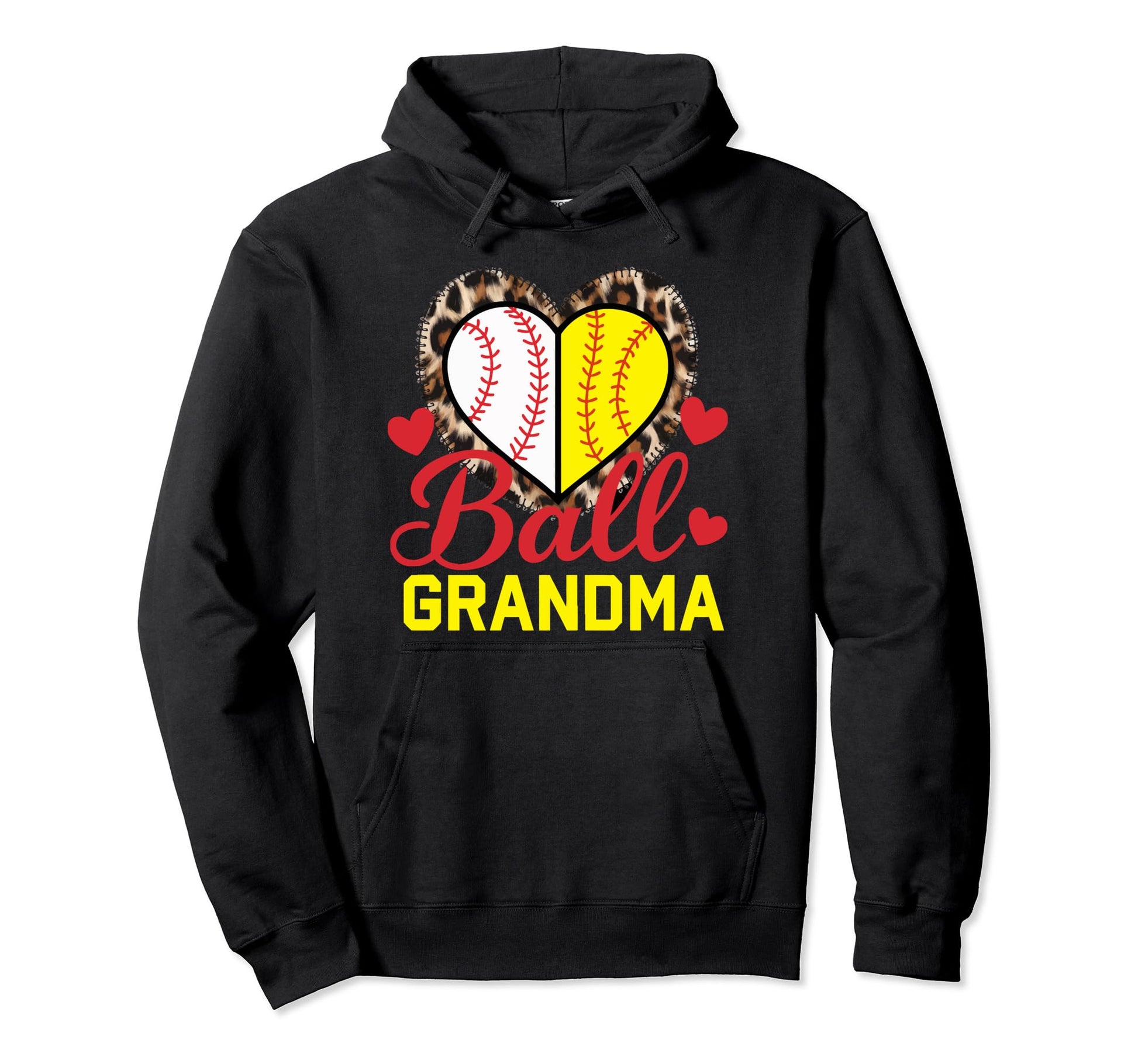 Baseball Grandma Grandmother Granny Hoodie - Novelty Apparel Unisex - T-Shirt, Sweatshirt, Hoodie